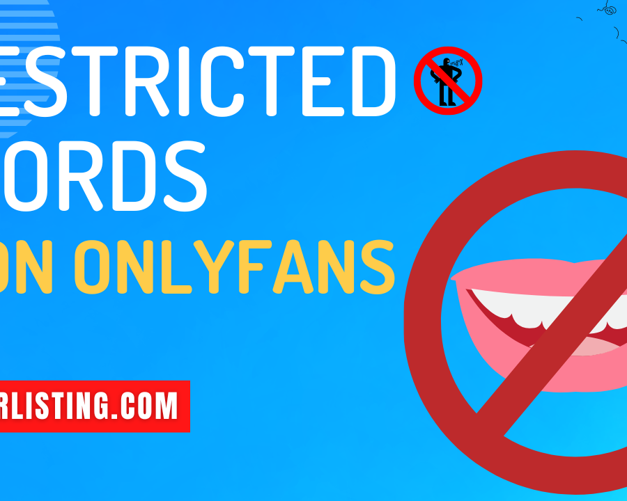 What are restricted words on Onlyfans