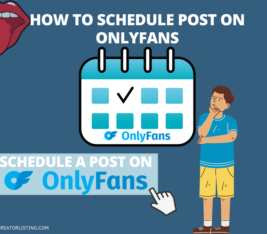 How to schedule post on onlyfans.